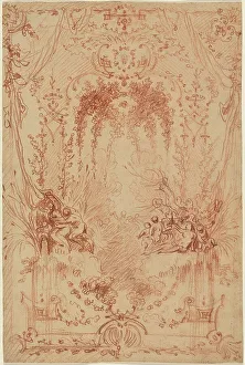 Jean Antonie Watteau Prints: The Bower, c. 1716. Creator: Jean-Antoine Watteau