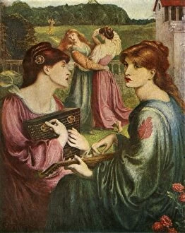 Images Dated 11th September 2018: The Bower Meadow, 1850-1872, (c1912). Artist: Dante Gabriel Rossetti