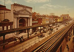 The Bowery, New York City, c1900. Creator: Unknown