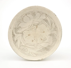 Floral Motif Prints: Bowl, about 1115-1234. Creator: Unknown
