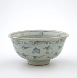 Underglaze Prints: Bowl, 1400-1599. Creator: Unknown