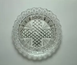 Pressed Glass Collection: Bowl, before 1830. Creator: Boston and Sandwich Glass Company