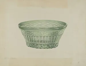 Dana John Prints: Bowl, 1935/1942. Creator: John Dana