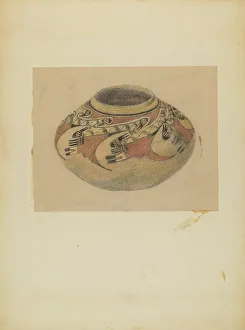 Margaret Knapp Prints: Bowl, 1935/1942. Creator: Margaret Knapp