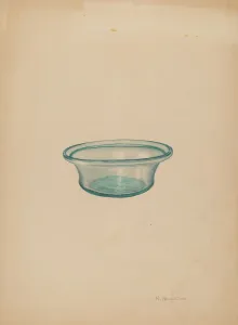 Amantea Nicholas Prints: Bowl, 1935 / 1942. Creator: Nicholas Amantea