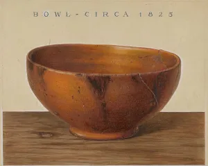 Philip Smith Prints: Bowl, 1938. Creator: Philip Smith