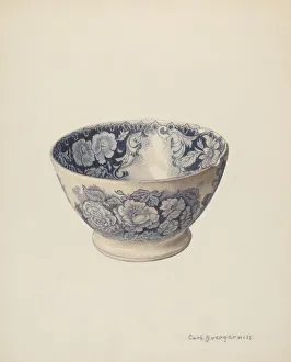 Buergerniss Carl Prints: Bowl, 1941. Creator: Carl Buergerniss
