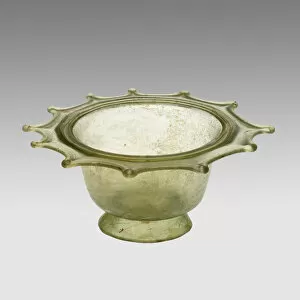 Glass Blown Technique Collection: Bowl, 4th-5th century. Creator: Unknown