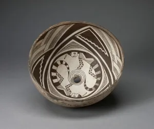 Ceramic And Pigment Prints: Bowl, A. D. 950 / 1150. Creator: Unknown