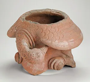 Java Prints: Bowl with Bird, 13th century. Creator: Unknown