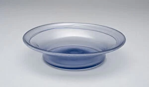 Blown Glass Gallery: Bowl, c. 1825. Creator: Mantua Glass
