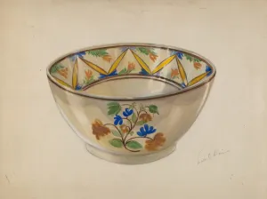 Alain Marie Prints: Bowl, c. 1936. Creator: Marie Alain