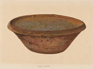 Lemcke Lloyd Charles Prints: Bowl, c. 1937. Creator: Lloyd Charles Lemcke