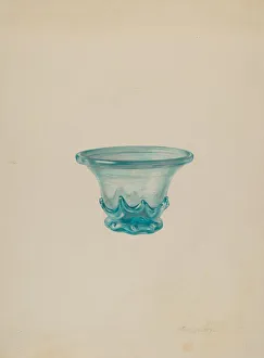 Silvay Van Prints: Bowl, c. 1940. Creator: Van Silvay