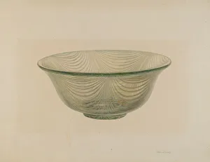 Silvay Van Prints: Bowl, c. 1941. Creator: Van Silvay