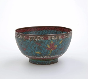 Enamel Prints: Bowl, date unknown. Creator: Unknown