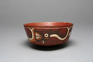 Bowl Depicting Anthropomorphic Sharks, 180 B. C. / A. D. 500. Creator: Unknown