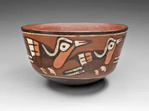 Bowl Depicting Birds, 180 B. C. / A. D. 500. Creator: Unknown