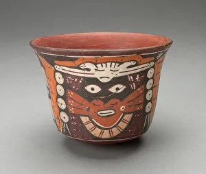 Bowl Depicting Costumed Ritual Performer, 180 B. C. / A. D. 500. Creator: Unknown