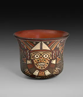Harvest Festival Prints: Bowl Depicting a Harvest-Festival Figure, 180 B. C. / A. D. 500. Creator: Unknown