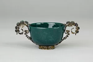 Jasper Collection: Bowl, Europe, Mounts: 17th century. Creator: Unknown