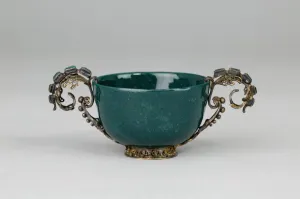 Semi Precious Stone Gallery: Bowl, Europe, Mounts: 17th century. Creator: Unknown