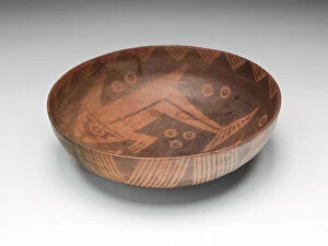 Paracas Collection: Bowl with Fish Motif, 650 / 100 B. C. Creator: Unknown