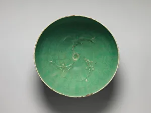 Bowl with Fish Motifs, Iran, first half 14th century. Creator: Unknown Bowl with Fish Motifs, Iran, first half 14th century. Creator: Unknown