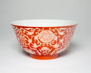 Bowl with Floral Scrolls, Qing dynasty (1644-1911), Daoguang period (1821-1850)