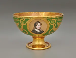 Fruit Bowl Prints: Bowl (Jatte À Fruits Hémisphérique) With Portraits Of Catherine The Great Of Russia (1729)