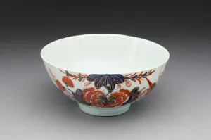 Soft Paste Prints: Bowl, London, 1760 / 64. Creator: Vauxhall Porcelain Factory