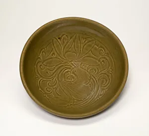 Lotus Flower Gallery: Bowl with Lotus Design, Jin dynasty (1115-1234), 12th / 13th century. Creator: Unknown
