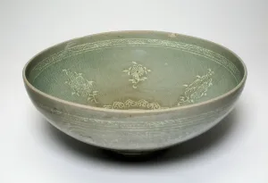 Goryeo Prints: Bowl with Pomegranate Branches and Chrysanthemums, Korea, Goryeo dynasty (918-1392)