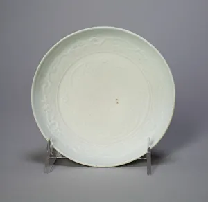 Stylized Prints: Bowl with Stylized Floral Scrolls
