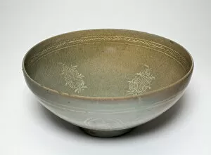 Bowl with Stylized Pomegranate Clusters, Korea, Goryeo dynasty (918-1392)