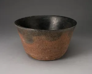 Textured Prints: Bowl with Textured Surface Decoration, A. D. 900 / 1000. Creator: Unknown