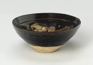Winding Gallery: Bowl with Winding Strokes, Southern Song or Yuan dynasty, 12th/14th century. Creator: Unknown