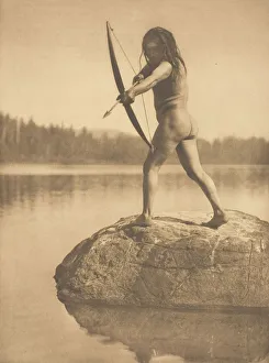 Images Dated 18th October 2021: The Bowman, 1915. Creator: Edward Sheriff Curtis