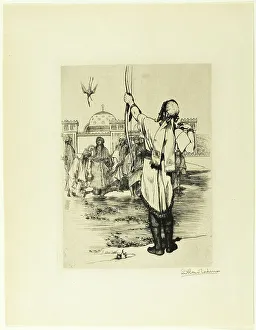 The Bowman, frontispiece from The Epic of Kings, Stories Retold from Firdusi, 1882. Creator: Sir Lawrence Alma-Tadema
