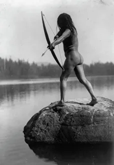 Subsistence Prints: The Bowman-Nootka, c1910. Creator: Edward Sheriff Curtis