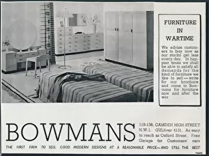 Bowmans advertisement, 1942