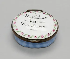 Mounts Gallery: Box, Bilston, 1770 / 90. Creator: Unknown