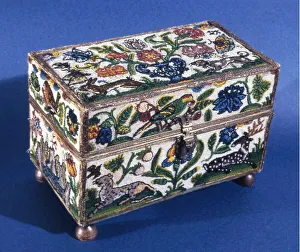 Thread Gallery: Box (Casket), England, 17th century. Creator: Unknown