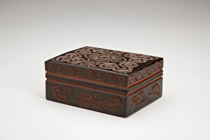 Quing Dynasty Prints: Box and cover, 1875-1912. Creator: Unknown