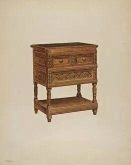 Desk Gallery: Box Desk, c. 1938. Creator: Leo Drozdoff