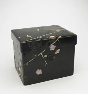 Box with fitted cover, Edo period, 17th century. Creator: Unknown Box with fitted cover, Edo period, 17th century. Creator: Unknown