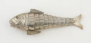 Box in the Form of a Fish, Netherlands, mid 19th century. Creator: Unknown Box in the Form of a Fish, Netherlands, mid 19th century. Creator: Unknown