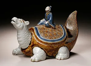 Turtle Prints: Box in the Form of Urashima Taro Riding on the Long-Tailed Turtle