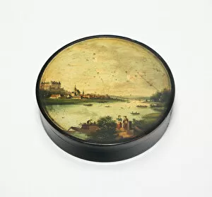 Ch And Xe9 Collection: Box with Fortress of Sonnenstein, Germany, Late 18th century