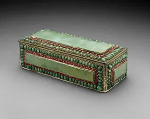 Semi Precious Stone Gallery: Box, Nepal, 19th / 20th century. Creator: Unknown